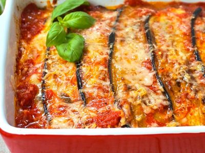 Lasagna de berenjenas: en pocos minutos, una receta fácil, cremosa y con un toque gourmet