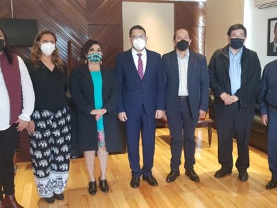 Martí Batres se reúne con alcaldes electos de Morena en la CDMX