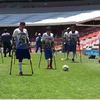 Jornada histórica de futbol adaptado se vivió en el Estadio Azteca (Videos)