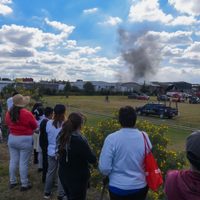 Sheinbaum informó que aeronave se desplomó en Toluca por posible falla técnica