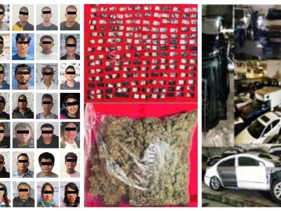 Iztapalapa: detienen a 39, decomisan droga y hallan autopartes en siete días de operativos