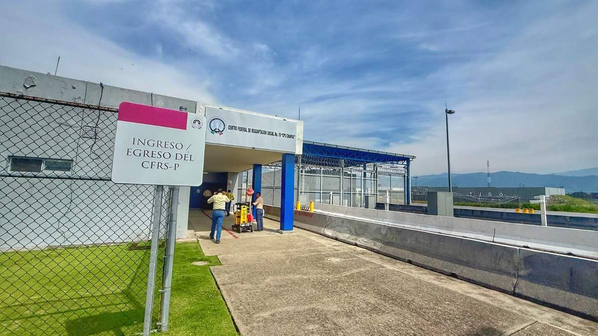 El Centro Federal de Readaptación Social (Cefereso) número 15, ubicado en el municipio de Villa Comaltitlán