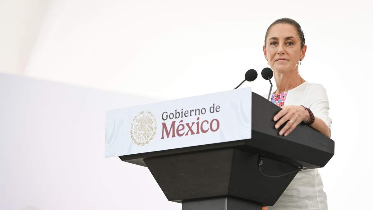 La presidenta Claudia Sheinbaum en Palenque, Chiapas