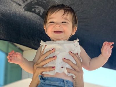 Dulces sueños: Eugenia Tobal grabó a Ema de esta adorable manera y nos llegó al corazón