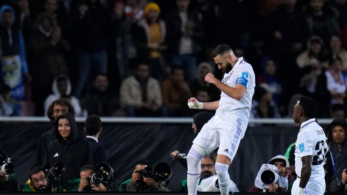 Karim Benzema celebra su anotación