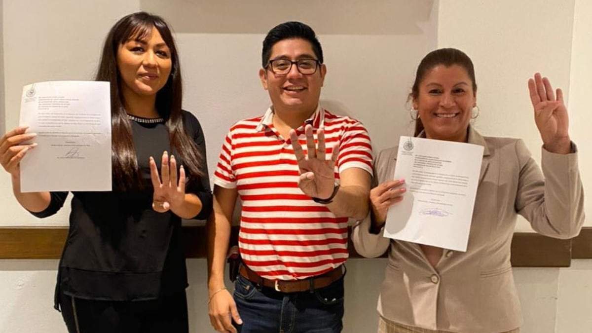 Las diputadas locales Perla Eufemia Romero Rodríguez y Lidia Irma Mezhua Campos se pasan a Morena