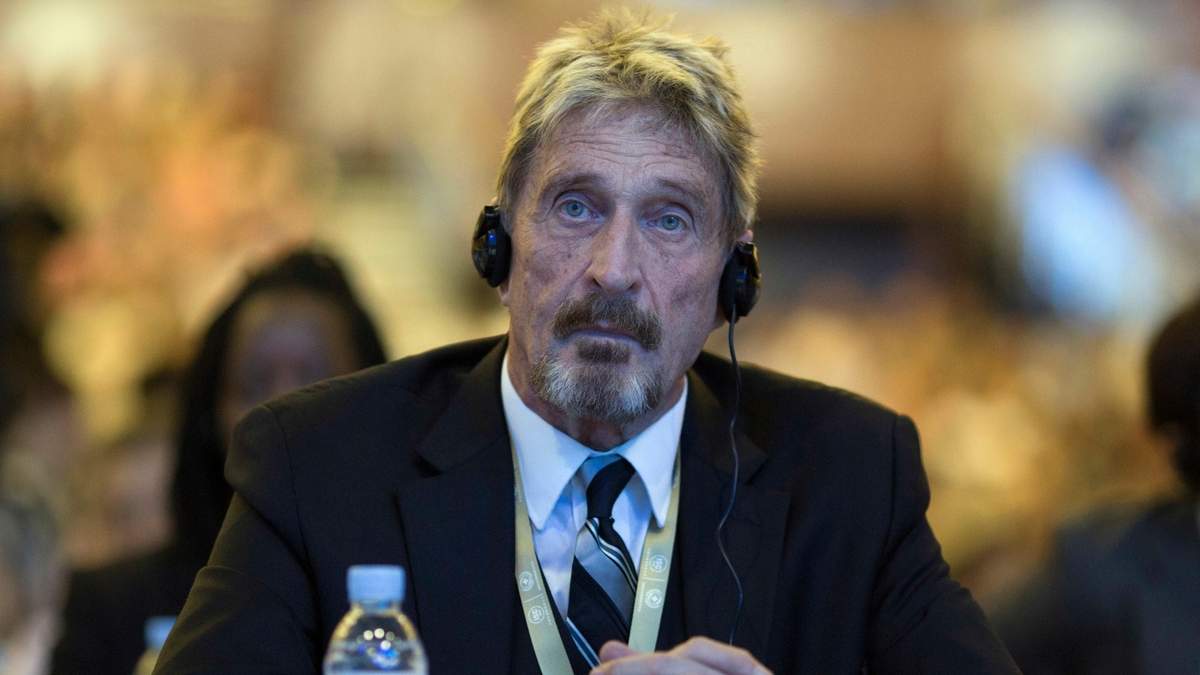 Imagen de 2016 de John David McAfee, creador del primer antivirus para computadoras