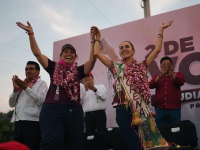 “Ninguna calumnia nos va a vencer”, afirma Sheinbaum en Veracruz