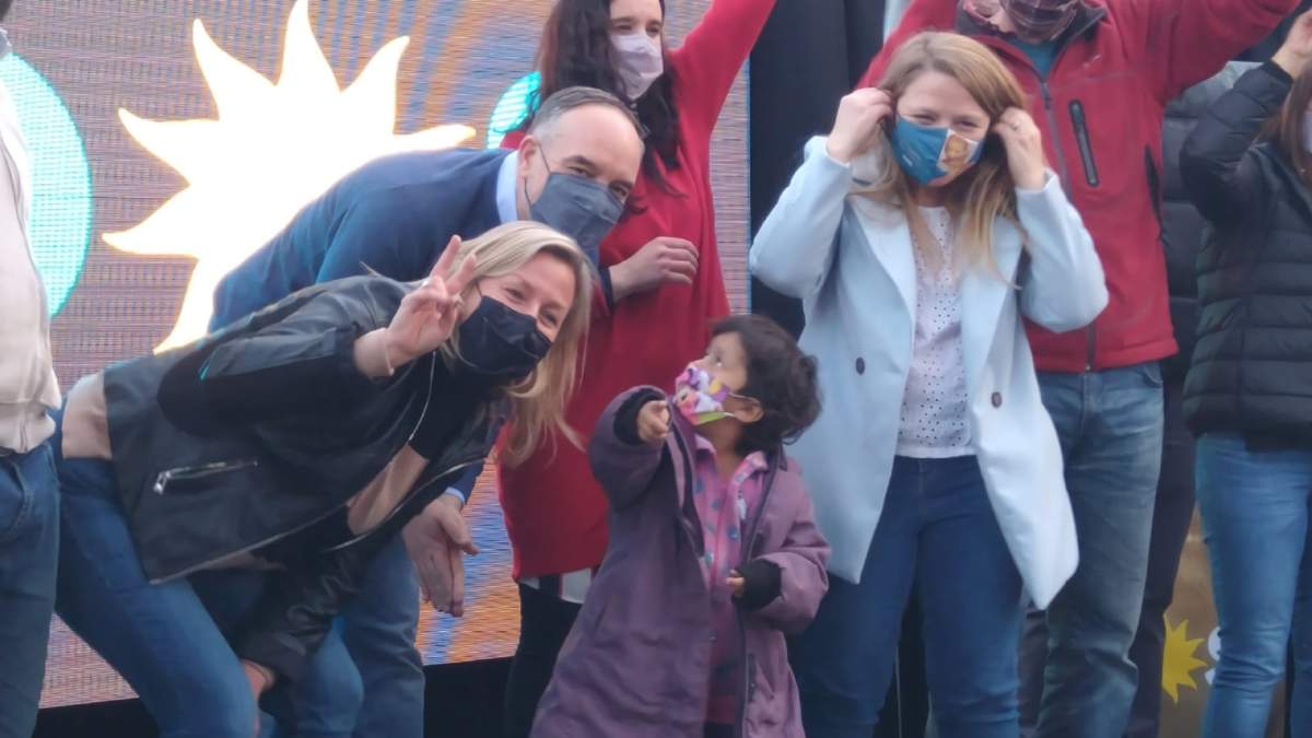 Fin del acto de campaña del Frente de Todos en Río Negro. Fuente: (Twitter)