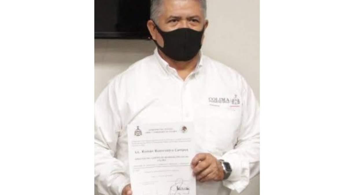 El director del Cereso de Colima, Román Buenrostro Campos