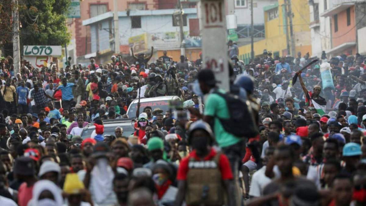 Protestas en Haití