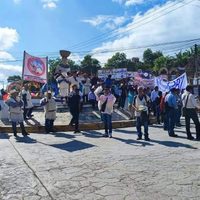 Pueblos tseltales marchan en Chiapas contra la autopista Palenque-San Cristóbal