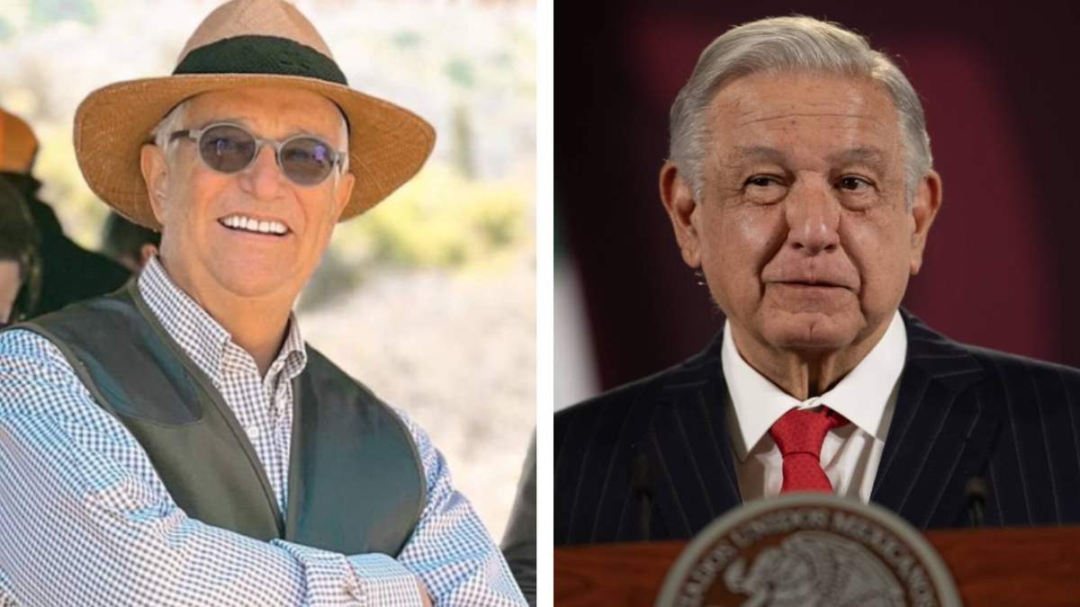 El magnate Ricardo Salinas Pliego y el presidente Andrés Manuel López Obrador
