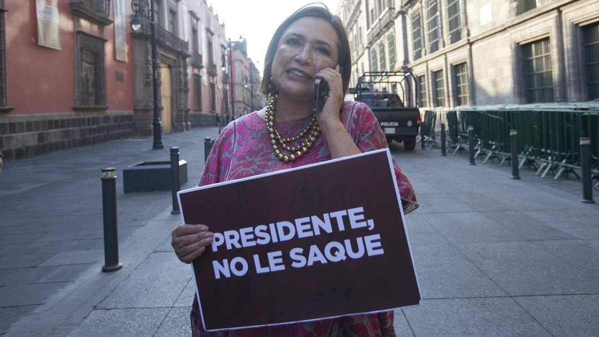 Xóchitl Gálvez. Ataques desde Palacio Nacional