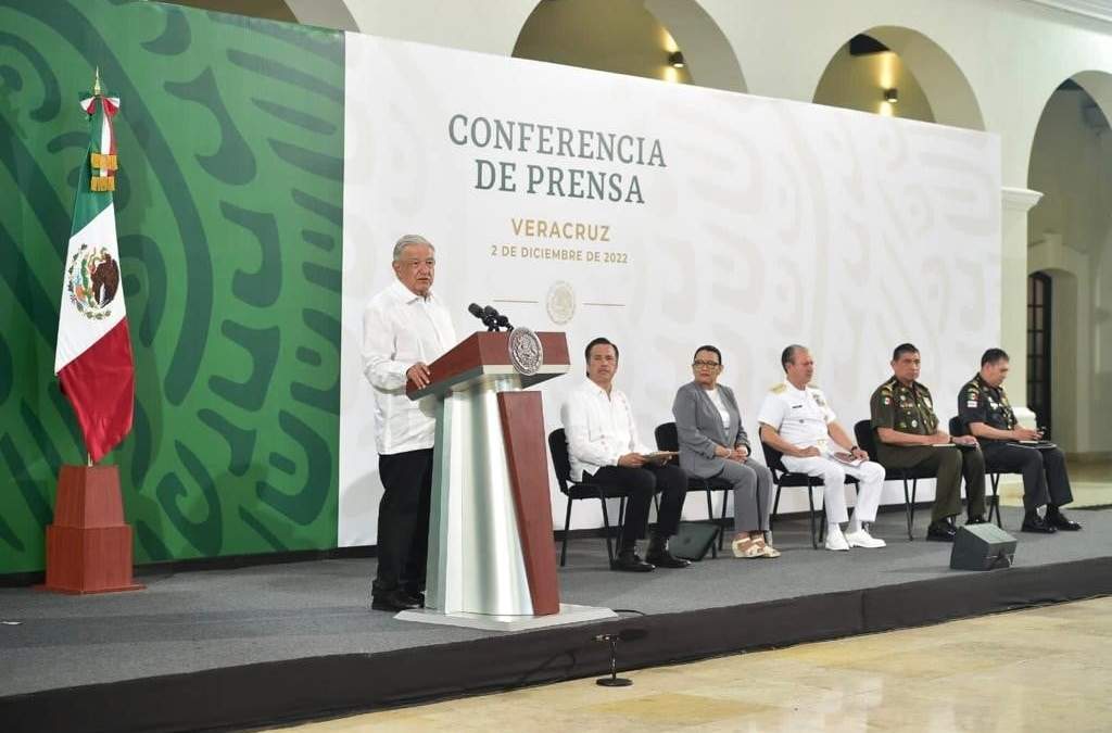 Conferencia mañanera desde Veracruz