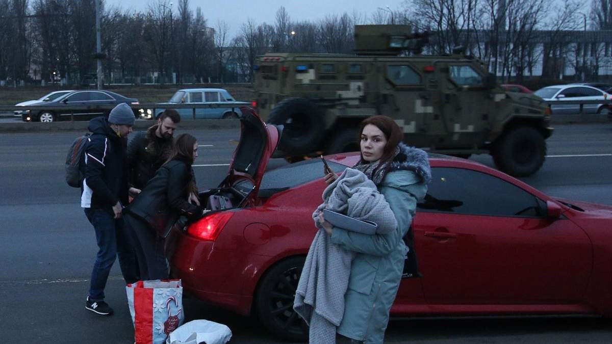 Toque de queda en Kiev