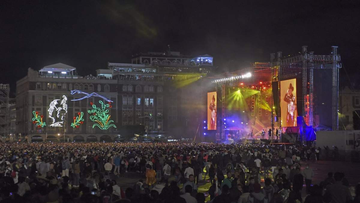 El concierto de Los Tigres del Norte el 16 de septiembre en el zócalo