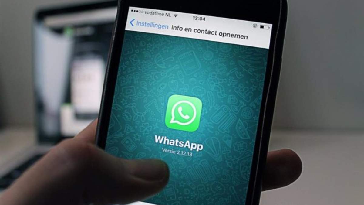Interfaz de inicio de sesión en WhatsApp