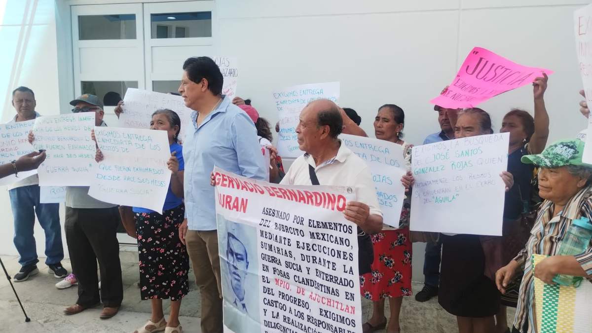 Protestas por caso de Guerra Sucia