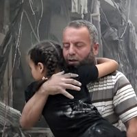 Bombardeo en Aleppo