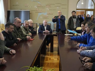 Zelenski se reúne con jefe de la agencia atómica de la ONU