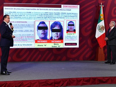 Mejía Berdeja informa que hay un tercer detenido por el feminicidio de la maestra Mónica Citlalli
