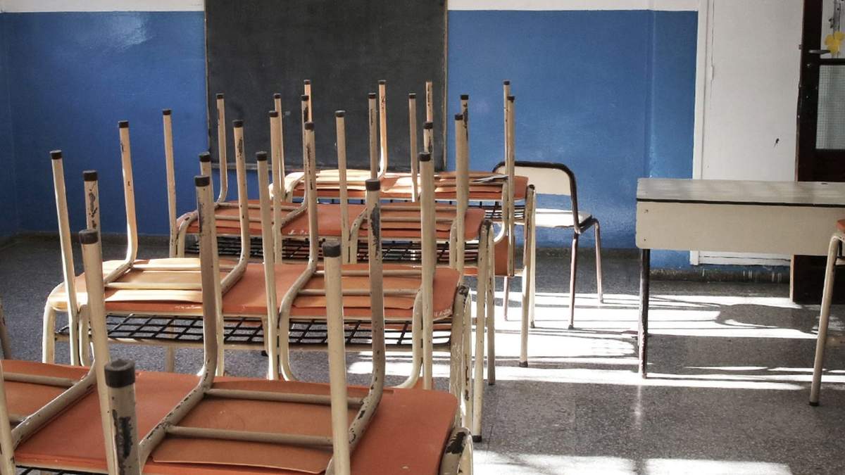 Aula inhabilitada. Fuente: (Twitter)