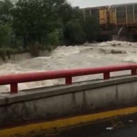 Lluvias intensas en NL y Tamaulipas por Fernand; siguen clases suspendidas (Video)
