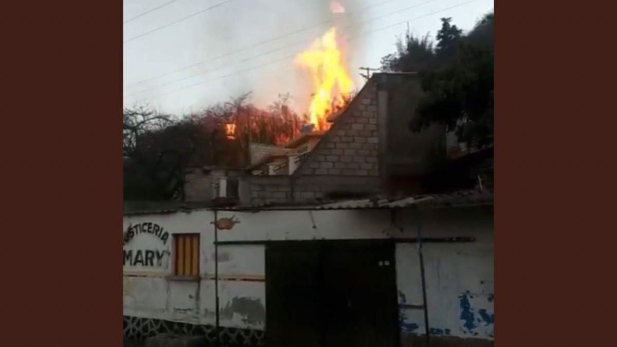 La explosión en Totolapan