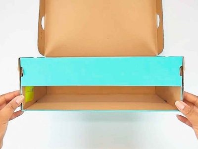 No gastes fortuna en un bazar, transformá una caja de zapatos vacías en este hermoso organizador para tus muebles