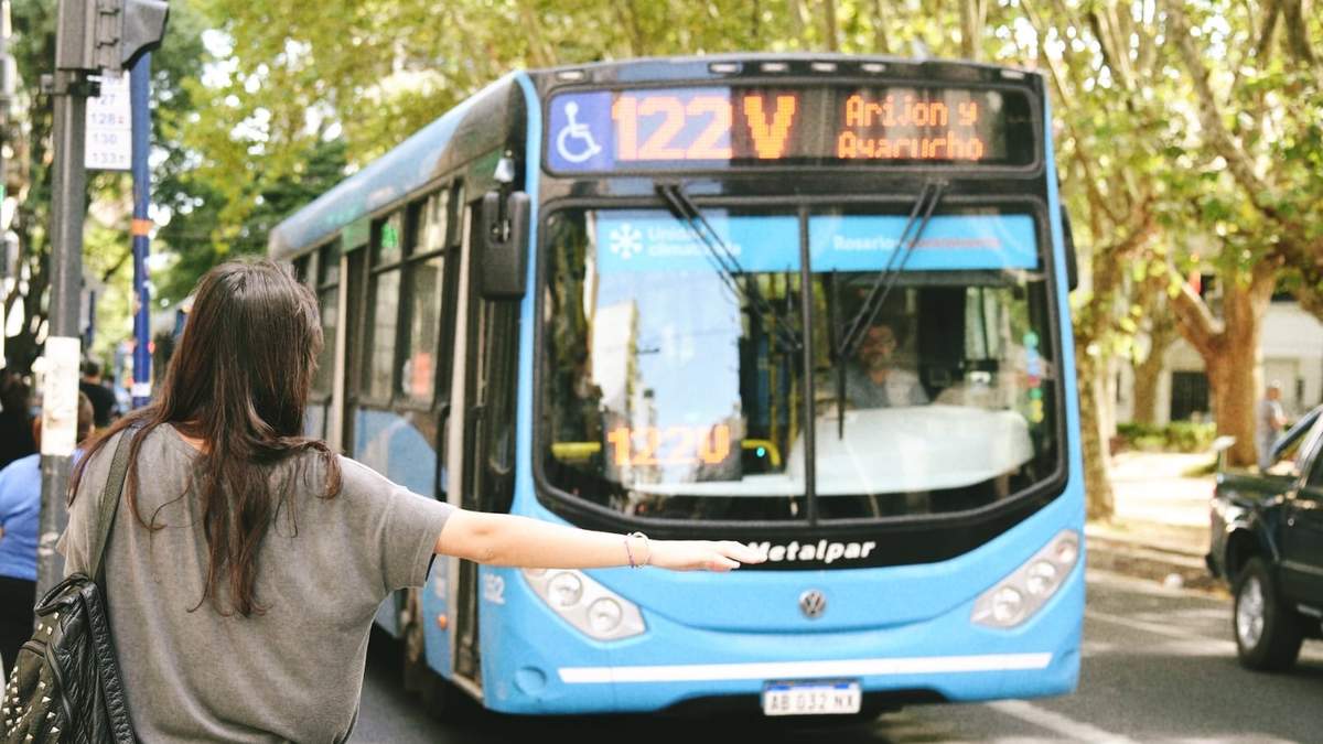 Colectivos en Rosario. Fuente: (Twitter)