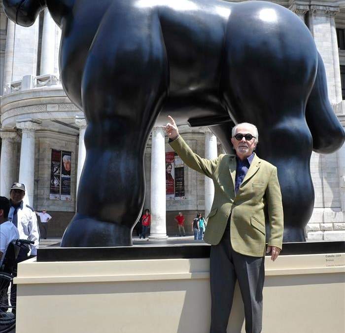 El artista en Bellas Artes