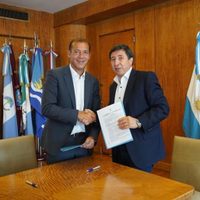 Omar Gutiérrez y Daniel Arroyo se reunieron para hablar de futuras obras en la provincia