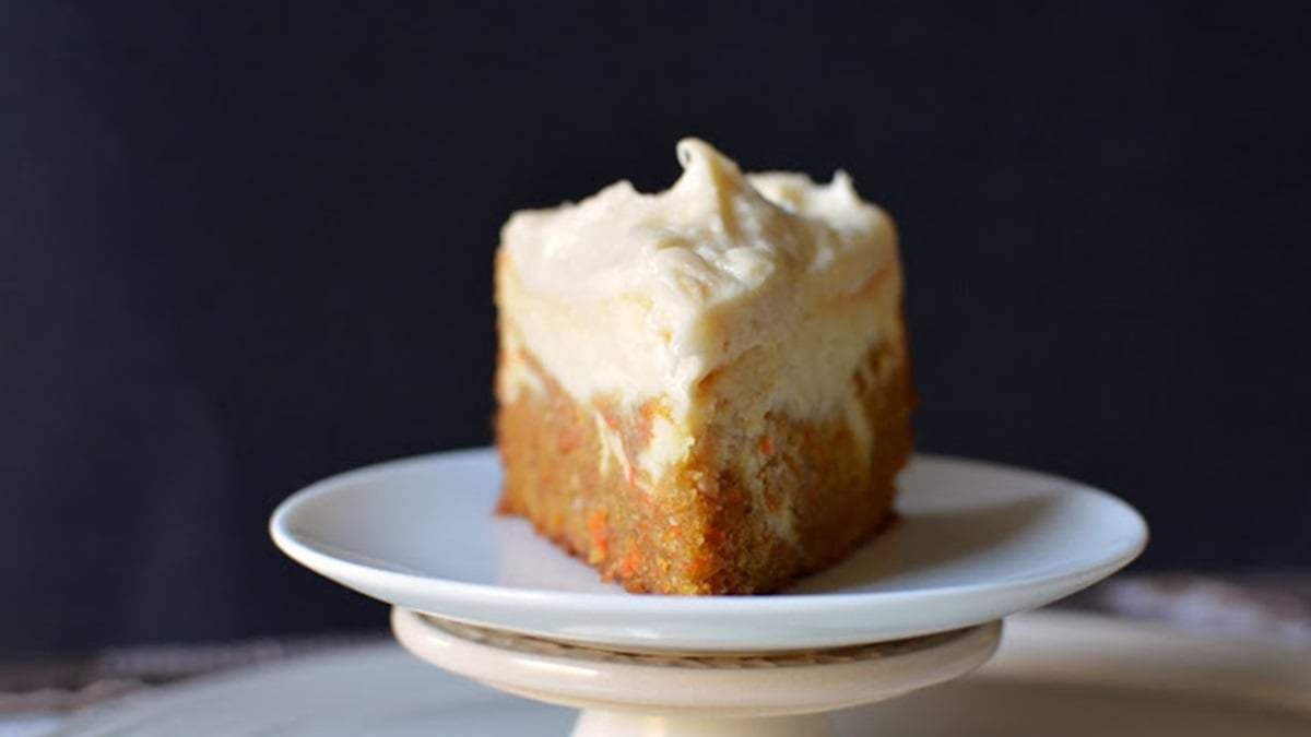 Cheesecake de zanahoria. Fuente: (Instagram)