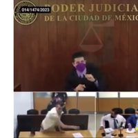 En plena audiencia, sujeto amenaza y agrede a un juez del Tribunal Superior de Justicia (Video)