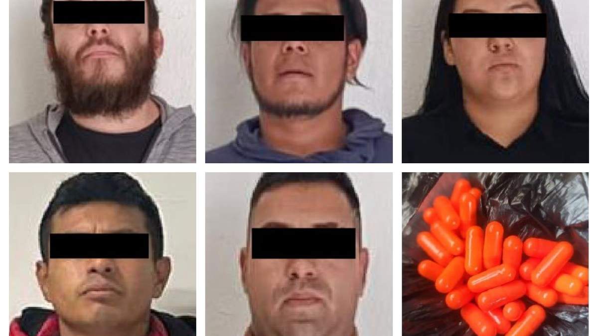 Los detenidos y algunas drogas aseguradas