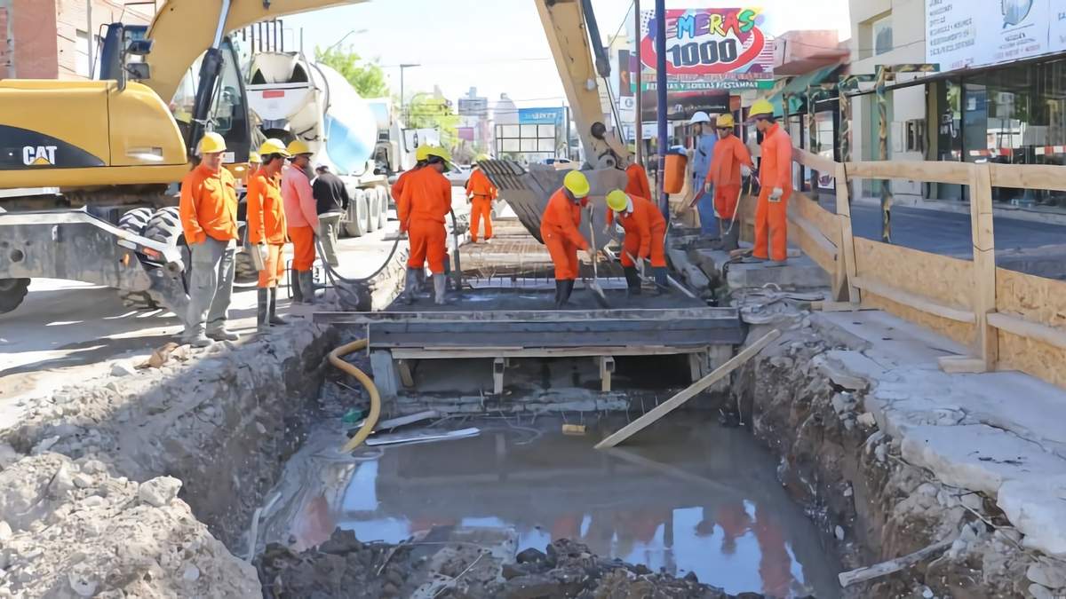 Obras en Neuquén Capital. Fuente: (Twitter)