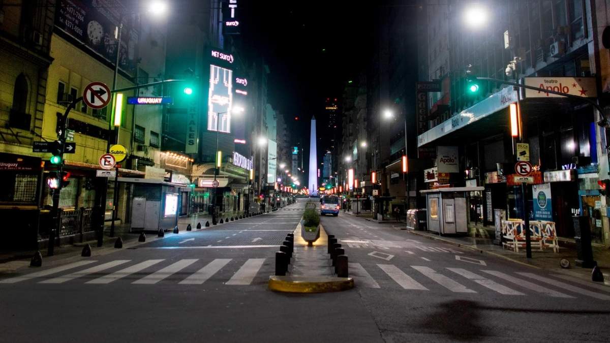 Avenida Corrientes de la Ciudad de Buenos Aires. Fuente: (Twitter)