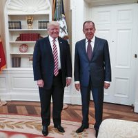 Trump recibe en la Casa Blanca al canciller ruso Serguei Lavrov