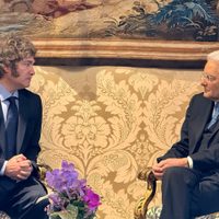 Javier Milei se reunió con el presidente de Italia, Sergio Mattarella