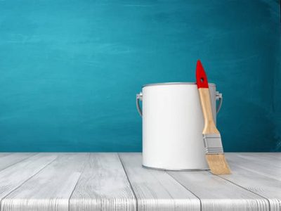 Con un poco de madera y potes de pintura vacíos, creá una fabulosa maceta para poner en el living de tu casa