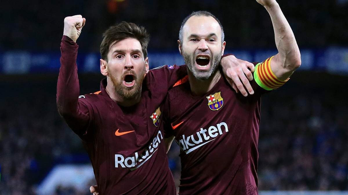 Messi e Iniesta. Fuente: (Twitter).