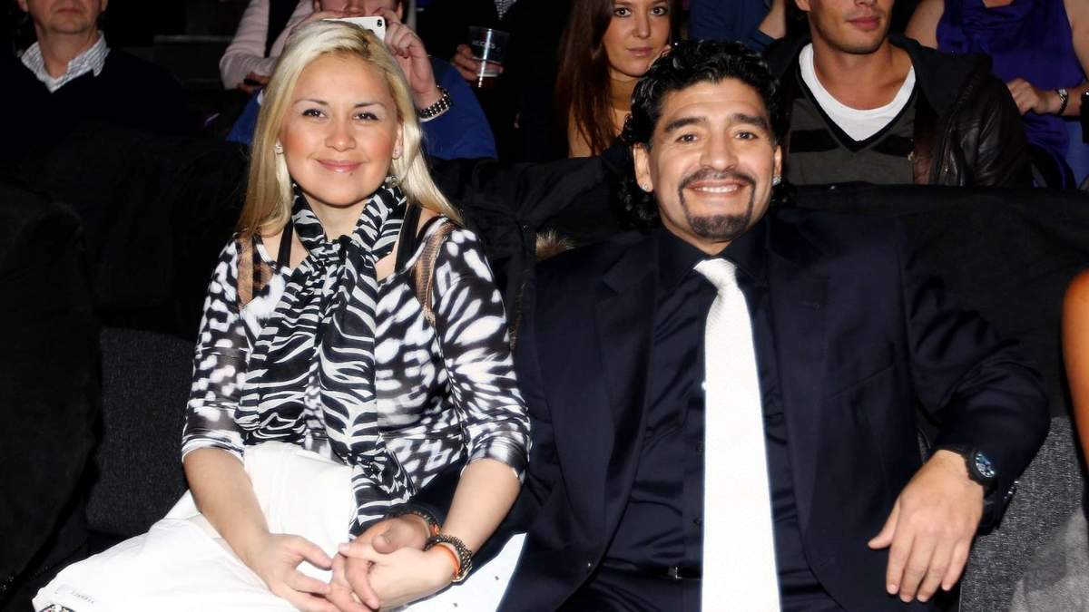 Verónica Ojeda y Diego Maradona. Fuente: (Instagram)