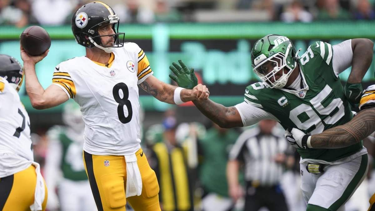 Los Steelers y Aaron Rodgers vencen 34-32 a los Jets
