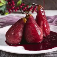 Peras al vino tinto: con 3 ingredientes, una receta sencilla y fácil para un postre gourmet