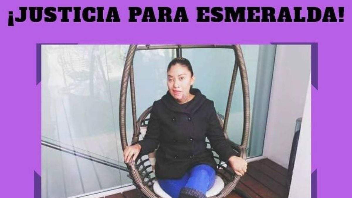 Esmeralda Millán, víctima de ataque con ácido