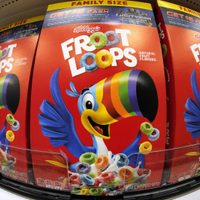 Manifestantes exigen a Kellogg's que retire colorantes artificiales de Froot Loops y otros cereales