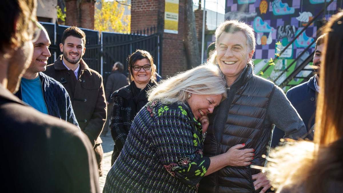 Carrió y Macri en campaña. Fuente: (Twitter)