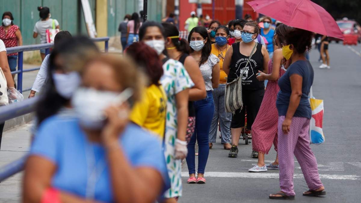 Coronavirus en Sudamérica. Fuente: (Twitter)