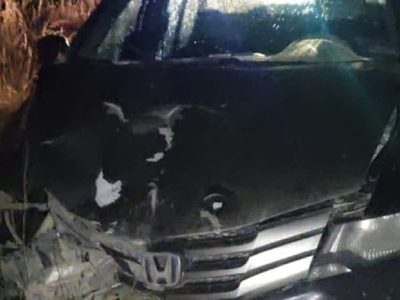 Un automovilista en estado de ebriedad chocó a un motociclista en la ruta 151